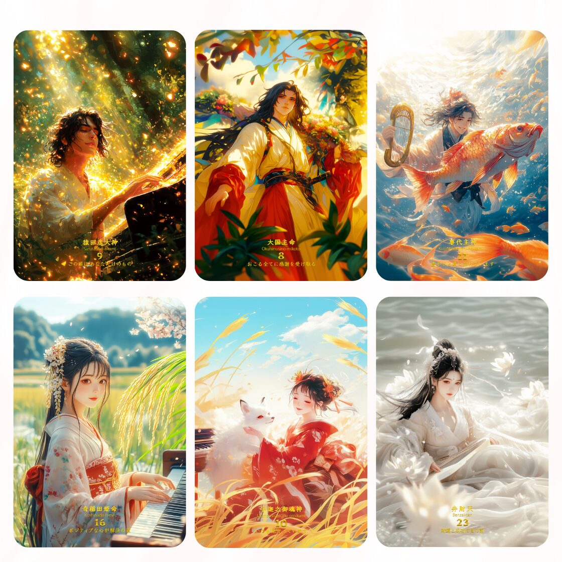 オラクルカード】ミュージックオラクル結ひの界｜44枚の天使・神様