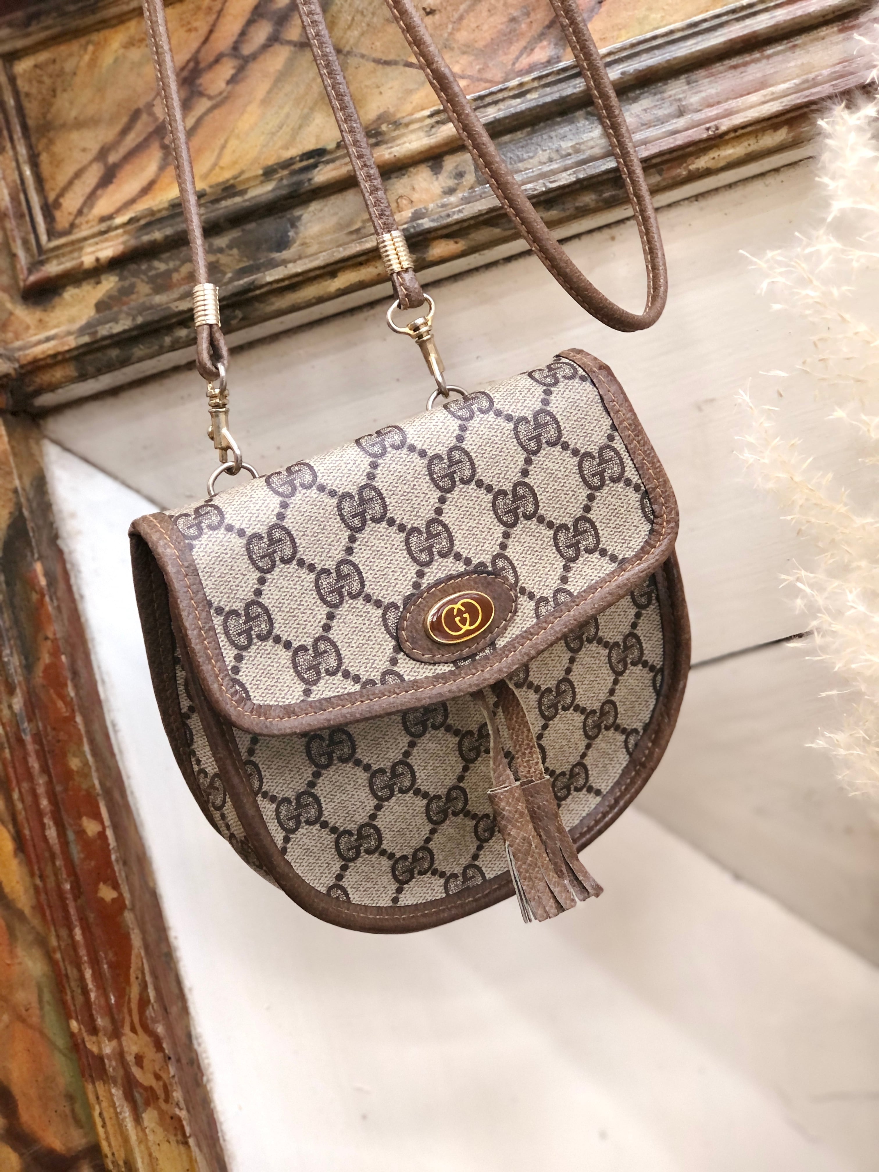 GUCCI グッチ GGプラス タッセル ミニバッグ ショルダーバッグ