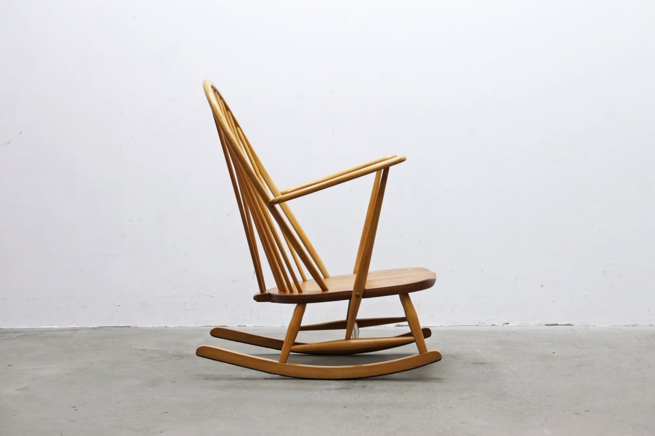 英国 イギリス ERCOL アーコール フープバック ロッキングチェア