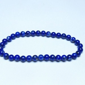 ラピスラズリ ブレスレット 5mm 一点物 メール便可 [M便 1/10] 111-48412