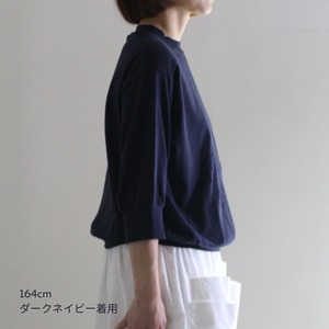 六分袖プルオーバー　homspun