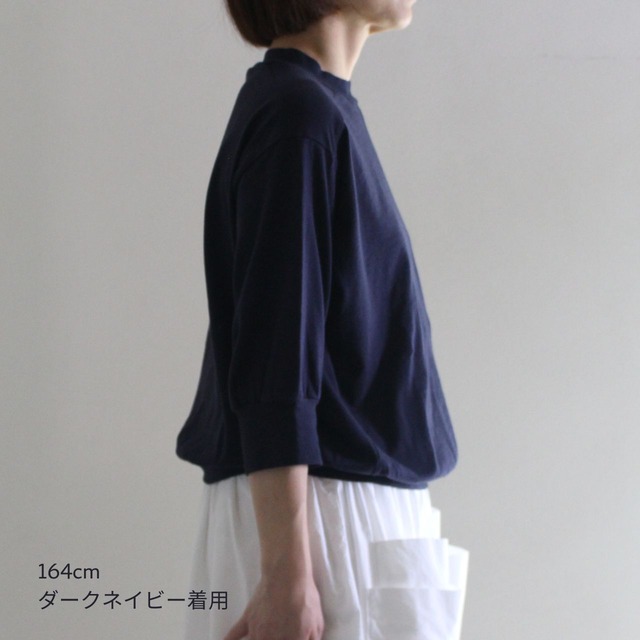 六分袖プルオーバー　homspun