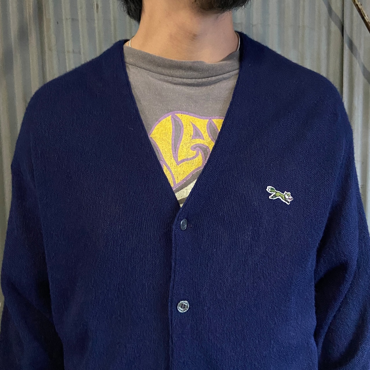 USA製 80年代 JCPenney ジェイシーペニー きつね ワンポイント 
