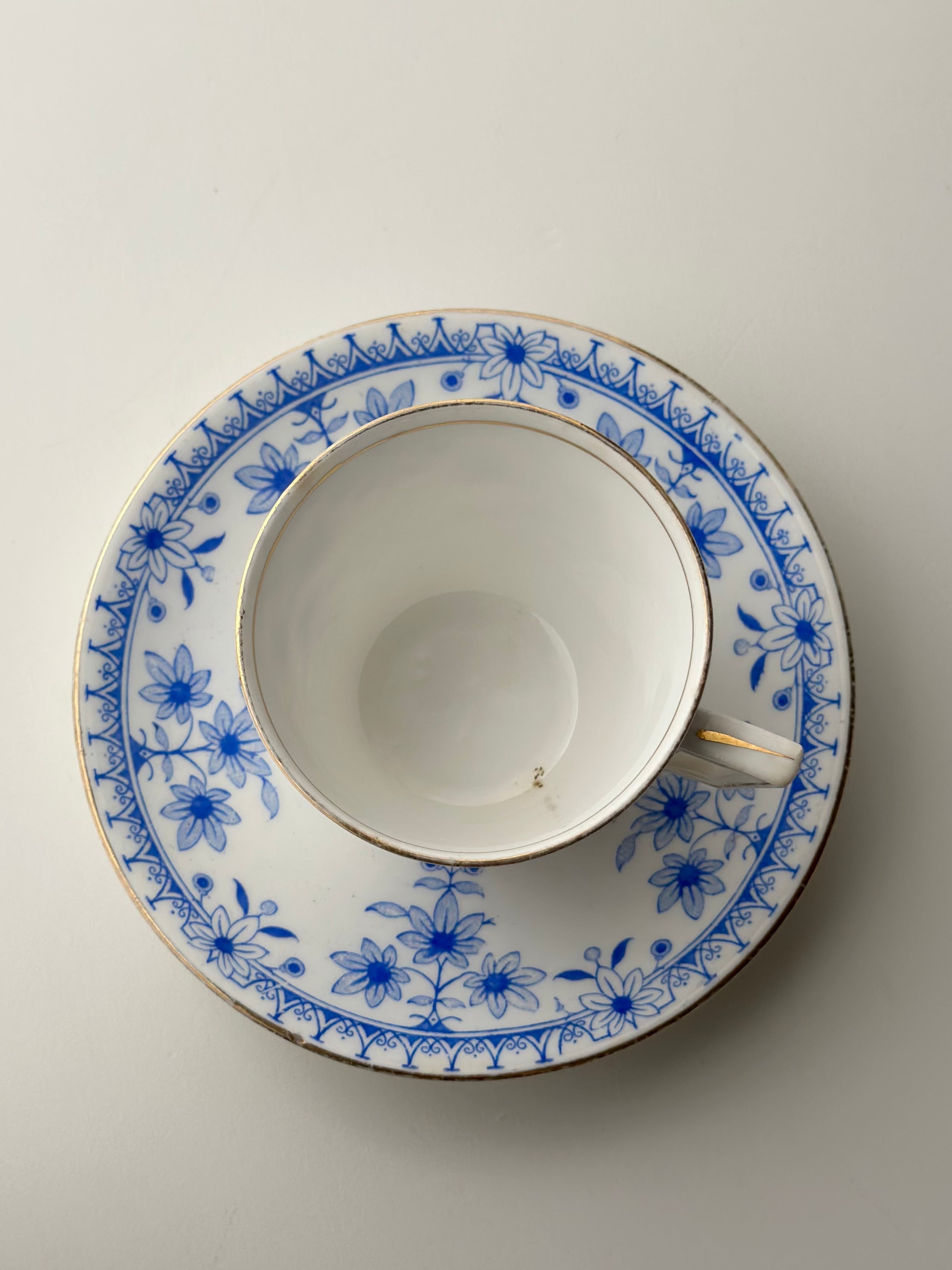 Wileman ワイルマン / ブルー小花のcup&saucer (b) | VIRON antique