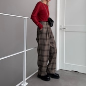 crew neck tulle sheer short tops/red