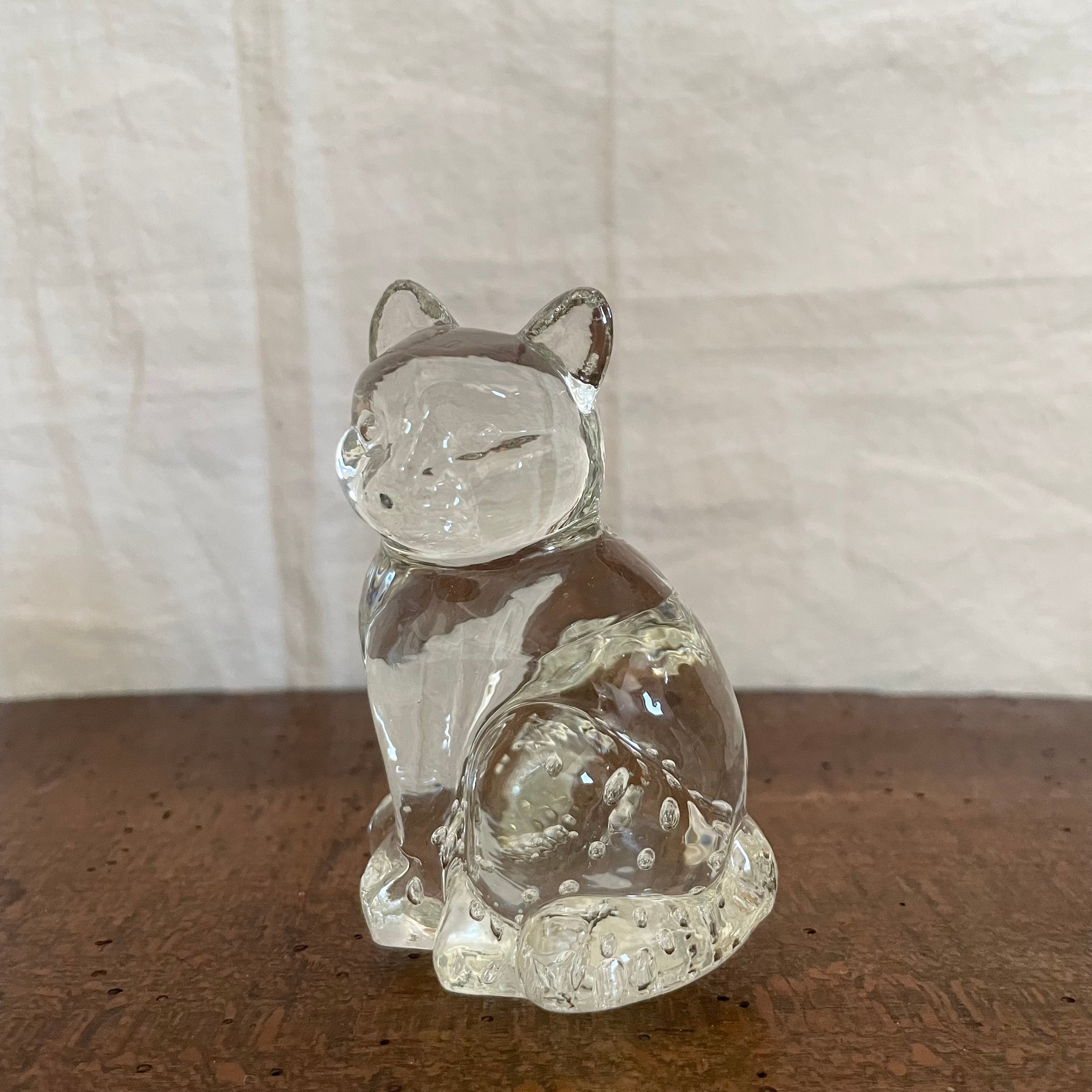 ガラスのネコ | tsuitachi craft&brocante