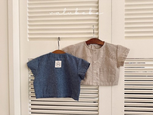 [valubebe] Henry Round Shirt / [벨루베베] 헨리리운드셔츠