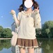 ゆめかわ♡リボン付きクマさんセーター　tops29
