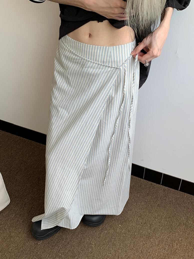 セール！新品【マイラン】Stripe Straight Skirt