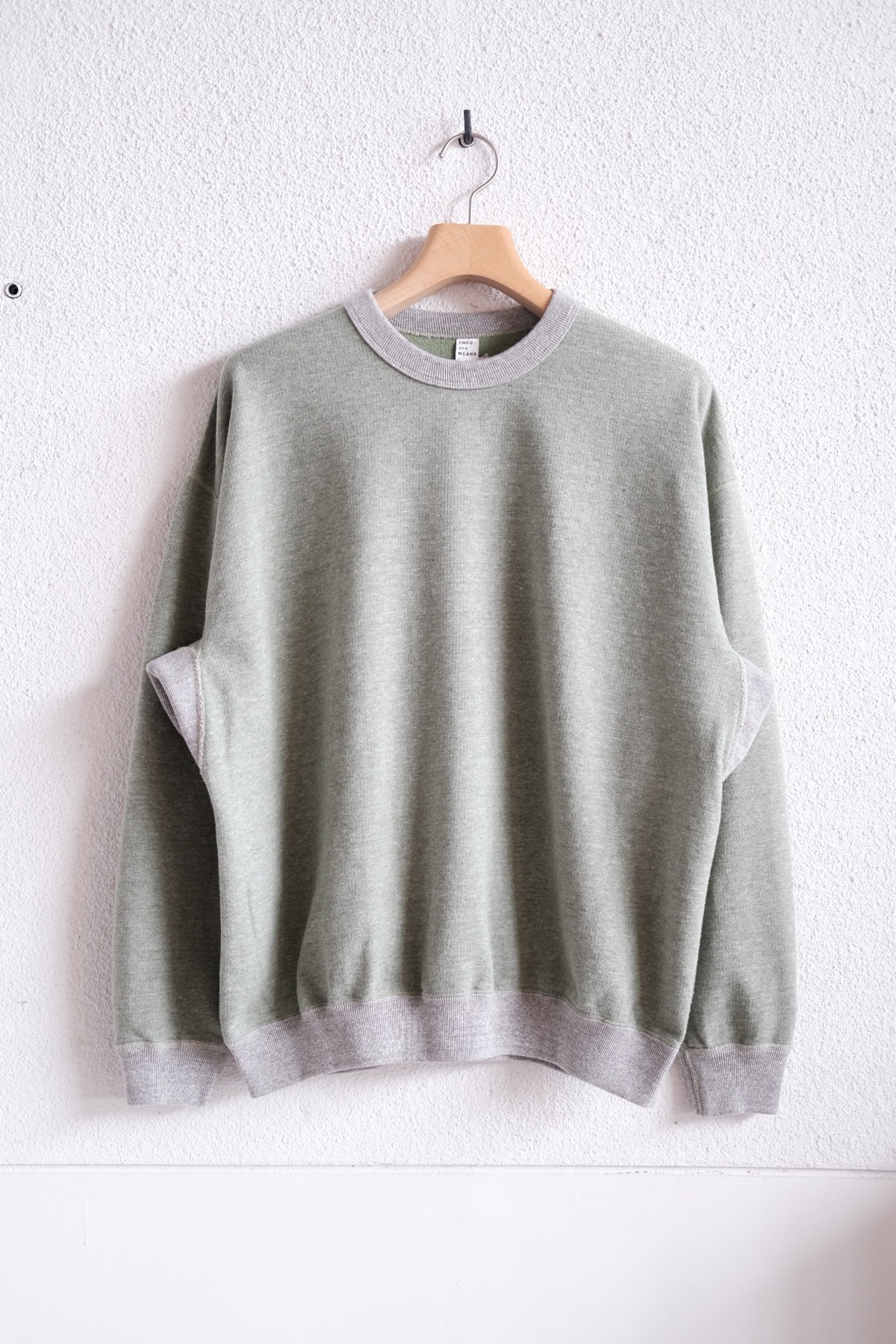 ENDS and MEANS＜エンズアンドミーンズ＞Crew neck sweat shirts | Inhigh