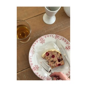 Saint amand サンタマン / “Orchidées” 蘭の深皿プレート a