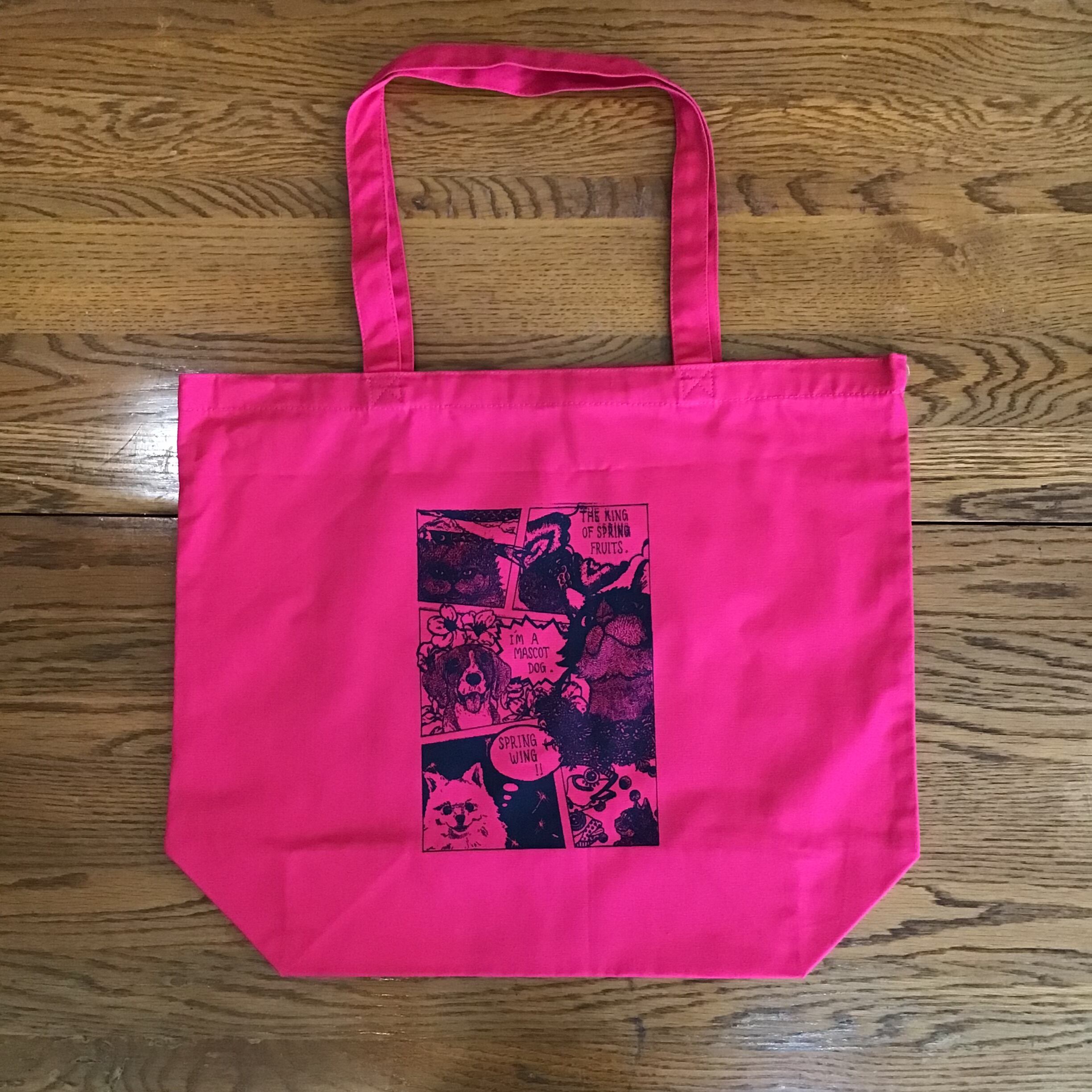 トートバッグ】Spring at kodomoboutique176 cartoon print tote bag