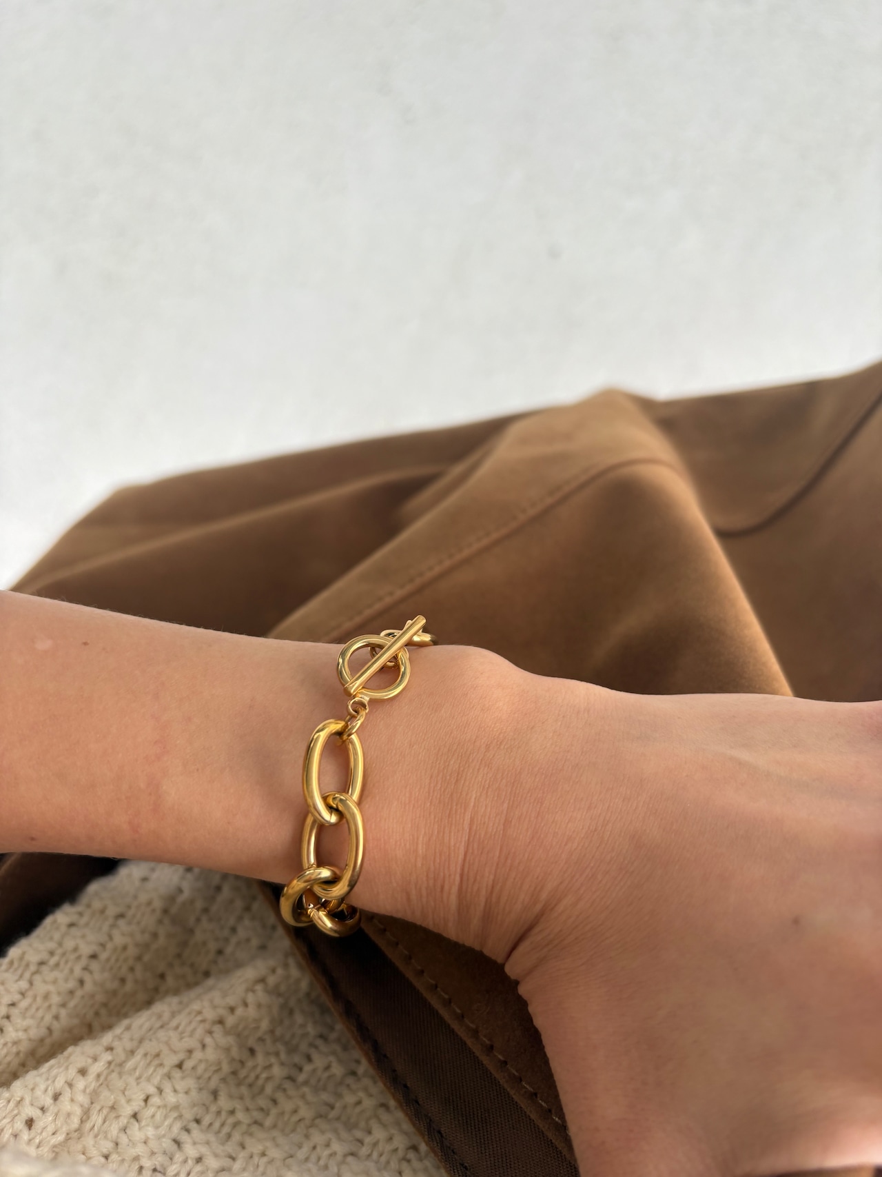 モードチェーンブレスレット