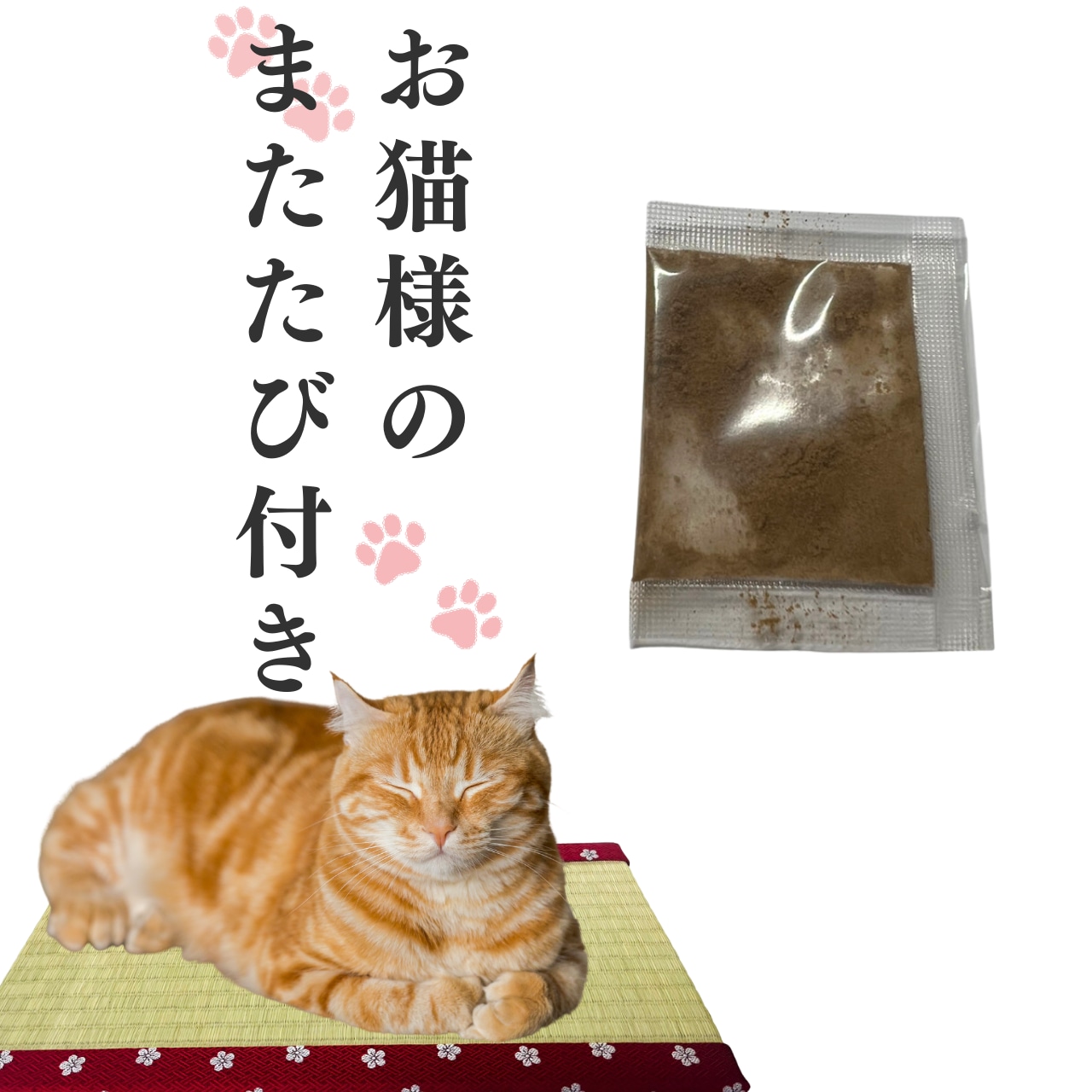 熊本県産い草100% お猫様専用ミニ畳 梅柄 | NIHONT〜にほんと〜