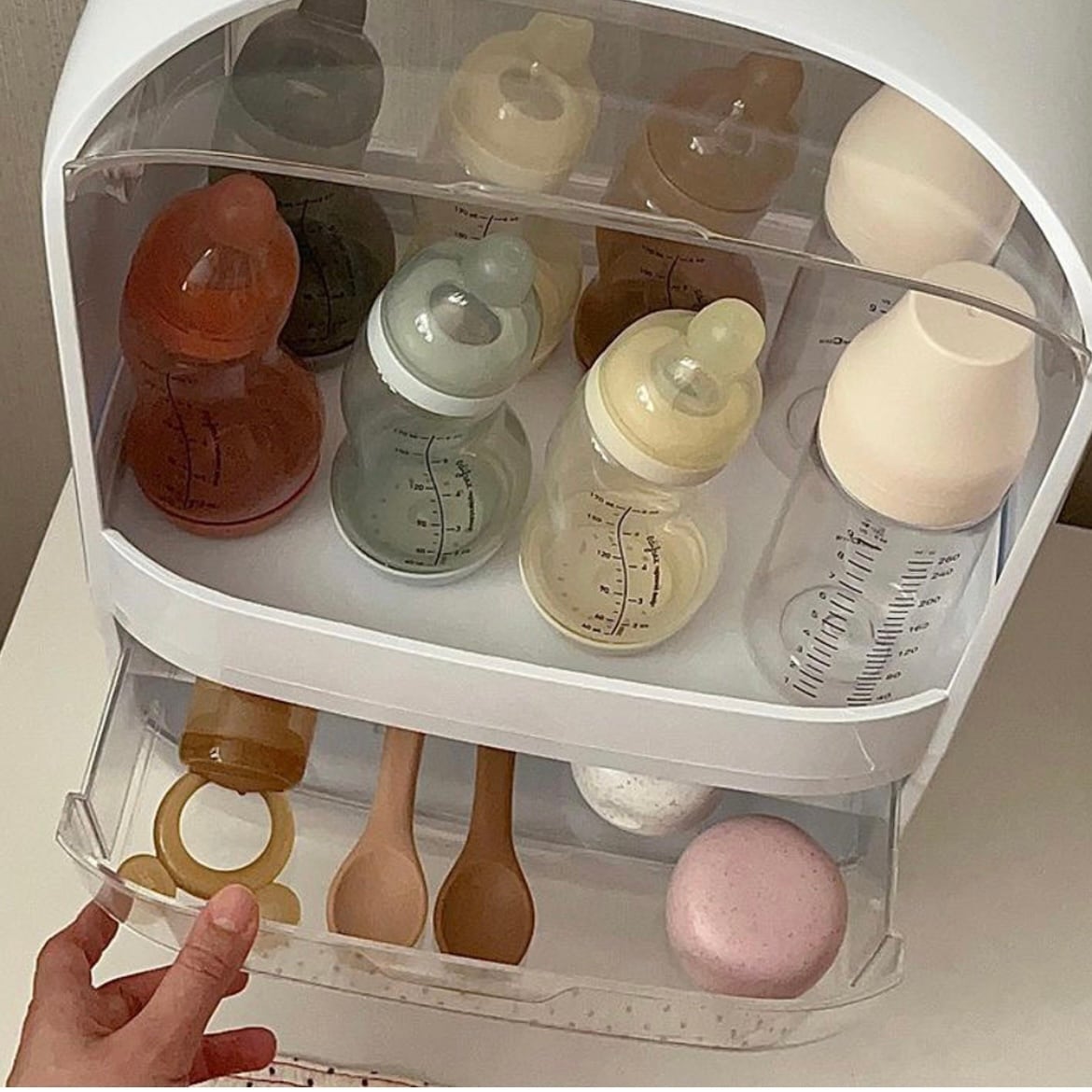 Familiar ロンパース 哺乳瓶ケース スタイ familiar】ツーウェイオール