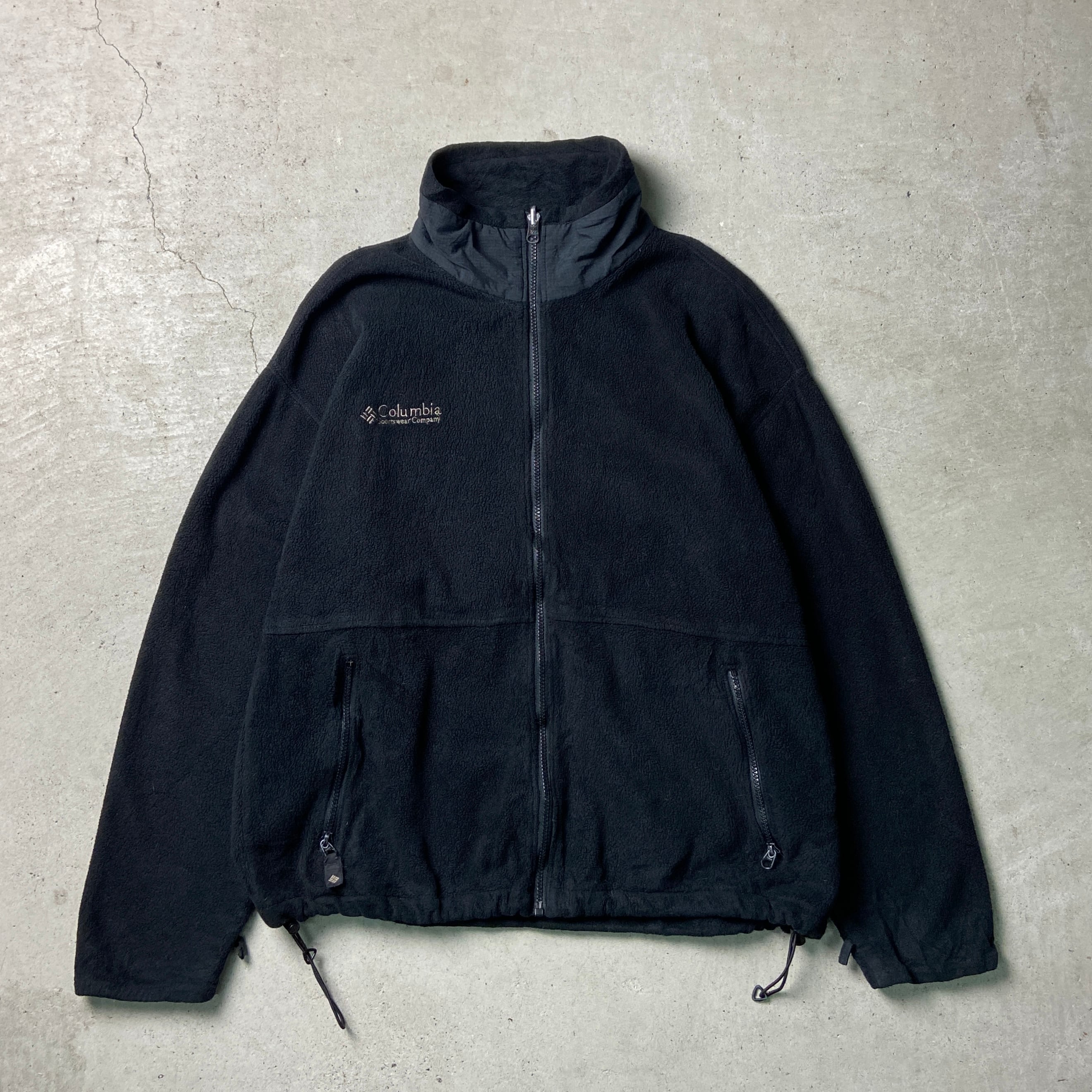 90年代 USA製 Columbia コロンビア フリースジャケット メンズL 古着
