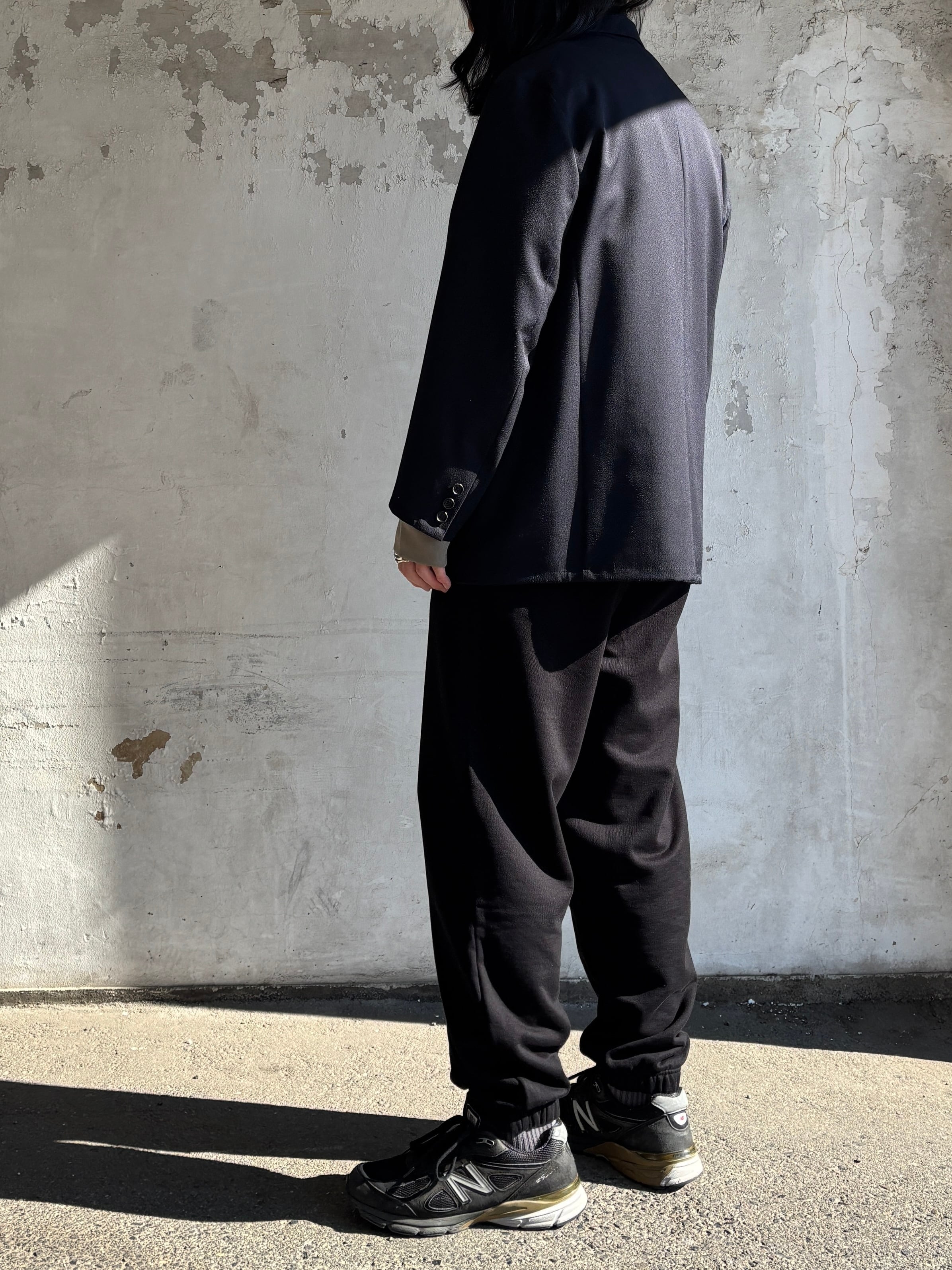 awasa / スーピマエイジングコットン スウェットパンツ (BLACK) | THE 