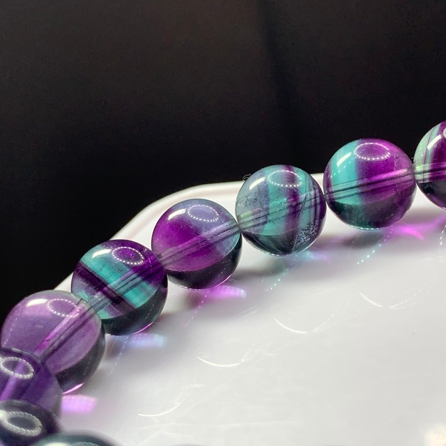 ー極ー 濃厚×美しすぎる極上グラデーションフローライトブレスレット