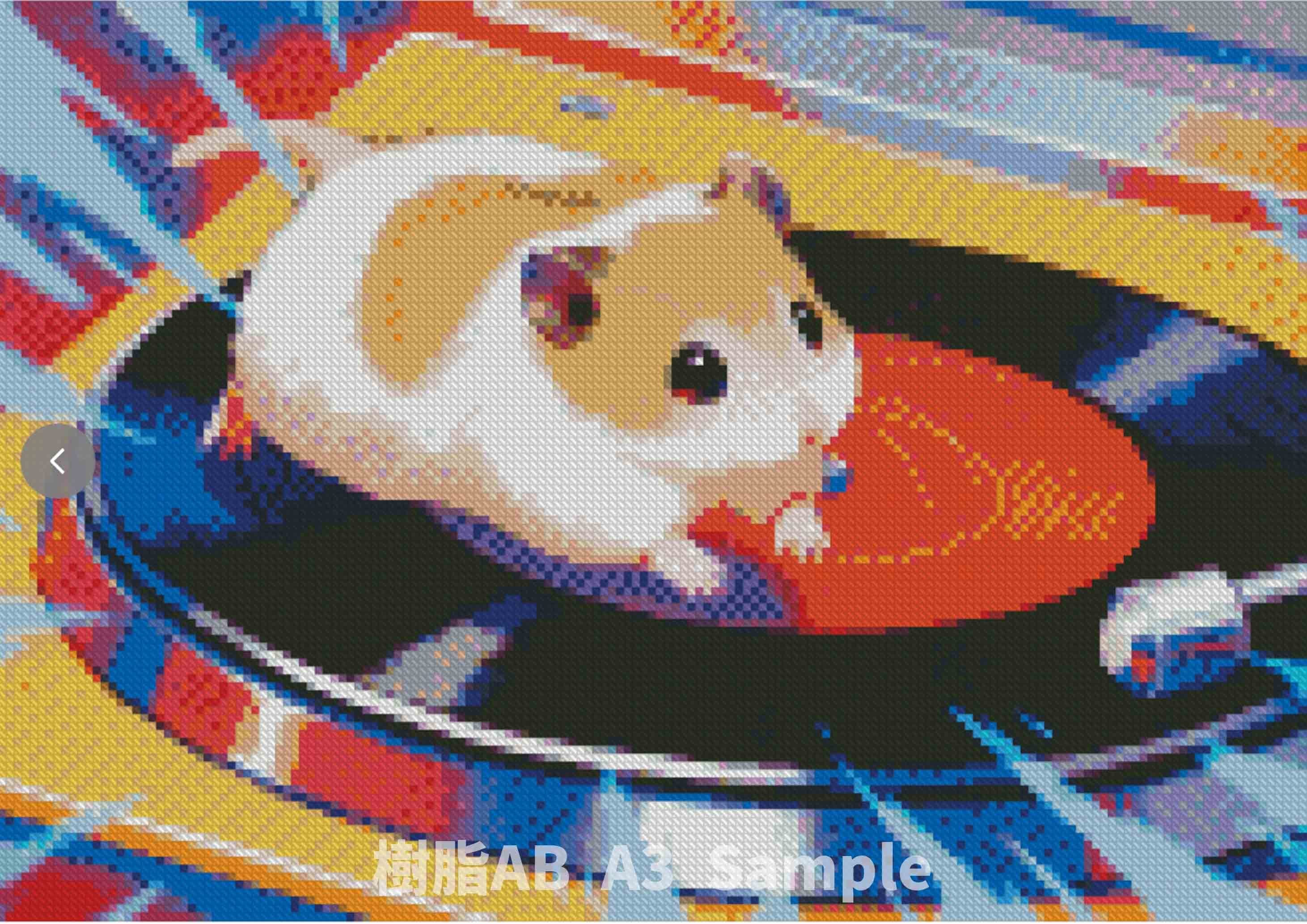 ダイヤモンドアート A3 DJハムスター (通常/フルAB/フルCR/フル樹脂AB