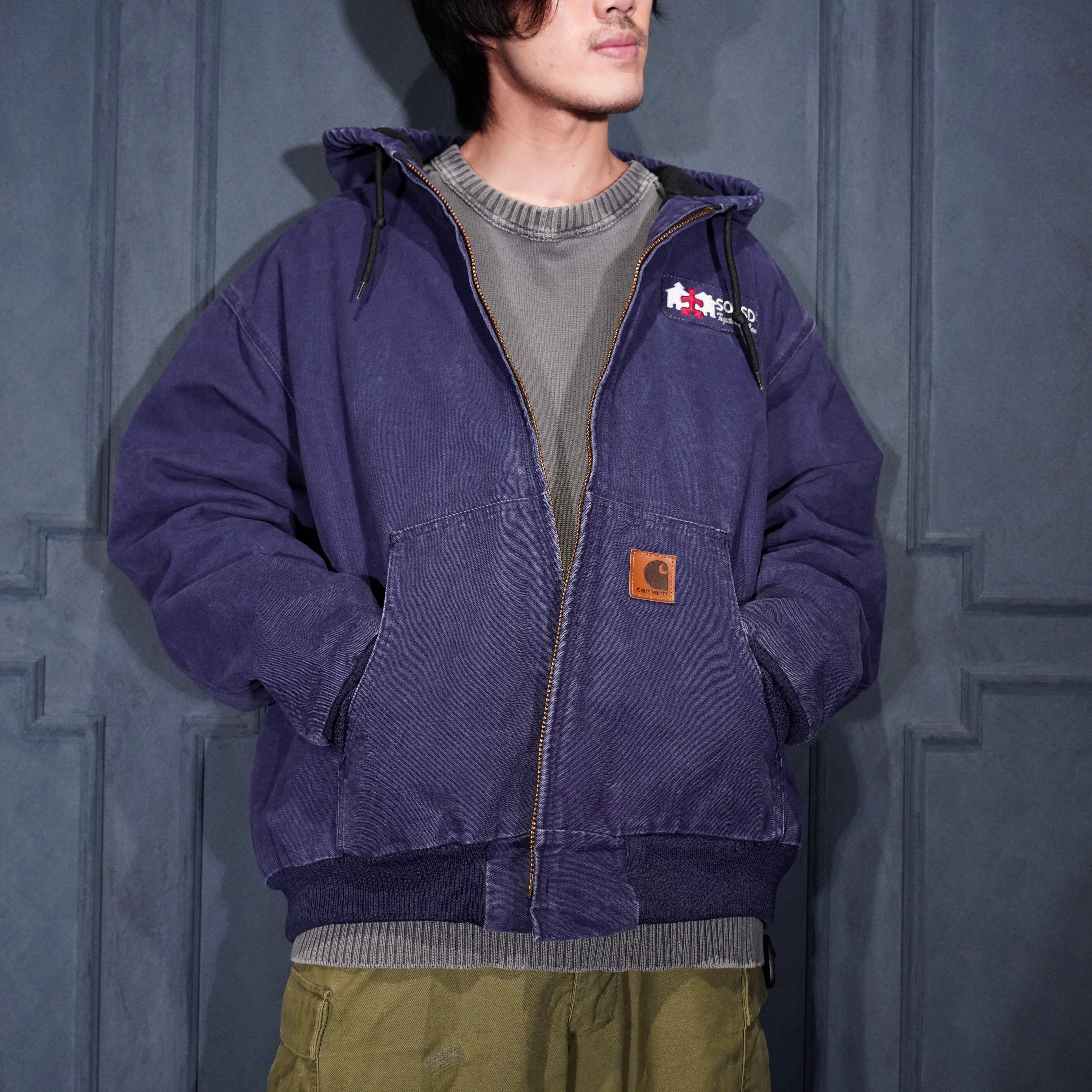 USA VINTAGE Carhartt ZIP UP HOODIE DUCK BLOUSON/アメリカ古着