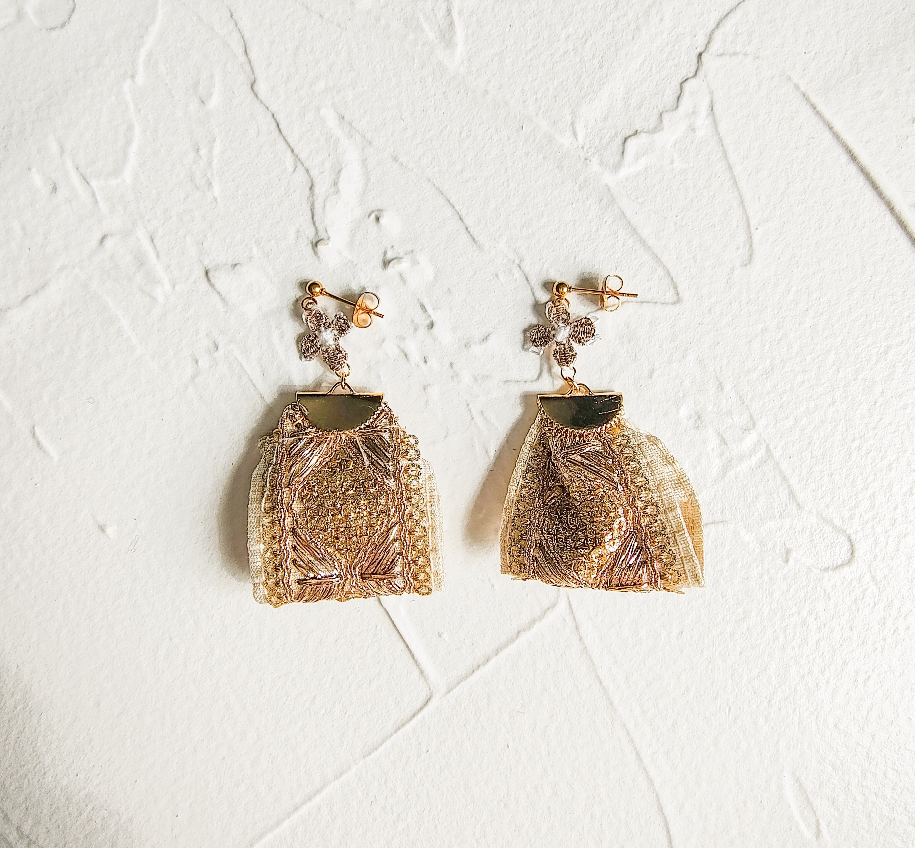 【クローバー&刺繍】pierce ☽