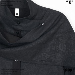 RFDRFD 26AW 26AW 3Dカット スカーフネック モードシャツ