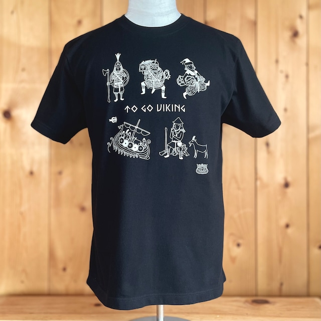 Viking T-Shirts [Black]／Women's M・L、Men's M・L・XL