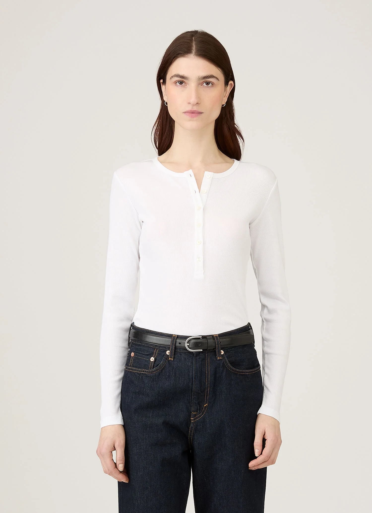 Baserange (ベースレンジ) CLAUDE SHIRT (Off White) | H Nagano