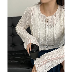 sheer lace tops N10654