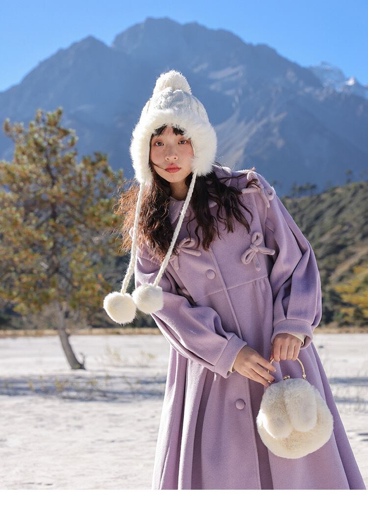 コート 紫 パープル コート チェック スクール ガーリー 原宿 古着