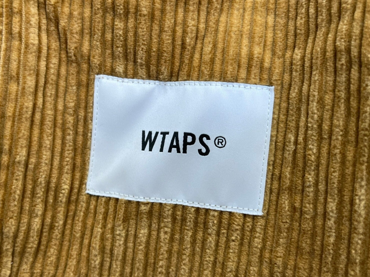 WTAPS 21AW WCPO LS CORDUROY SHIRT CAMEL LARGE 212WVDT-SHM04 57336 