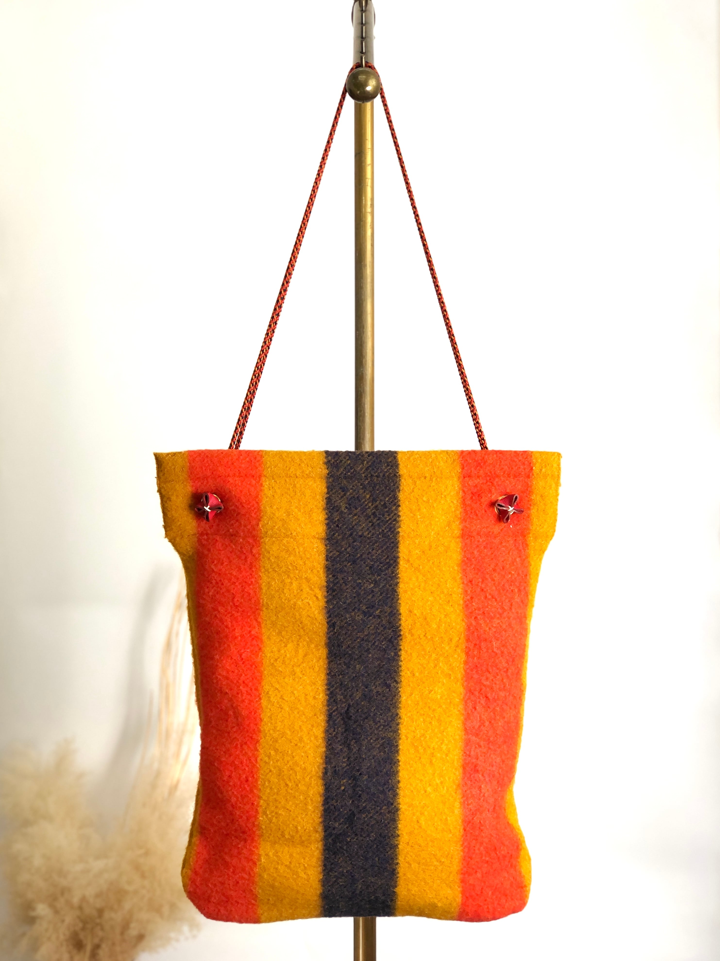 HERMES エルメス アリーヌGM ショルダーバッグ オレンジ ブラック