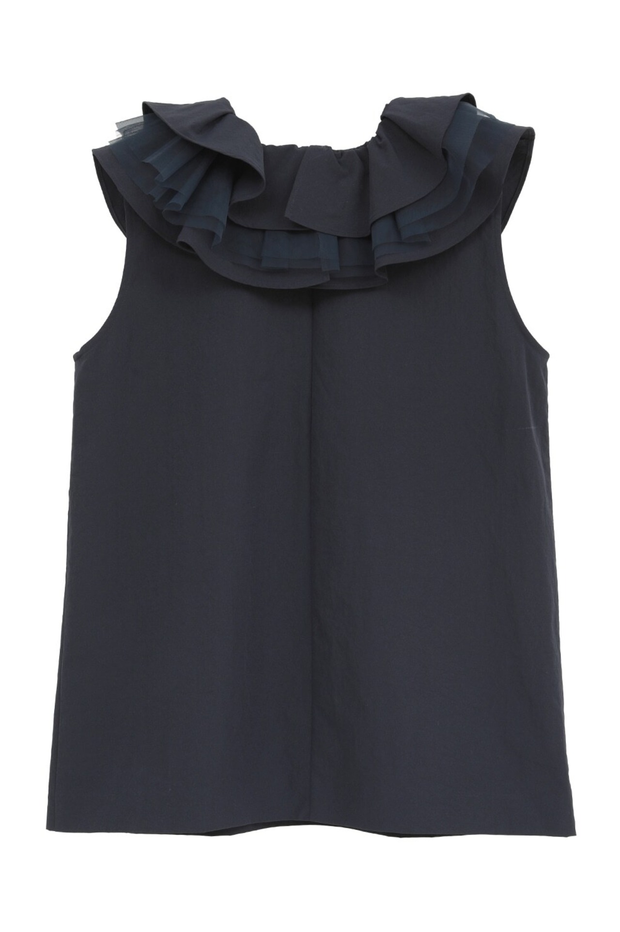 MANOF RUFFLE COLLAR BLOUSE 2色展開