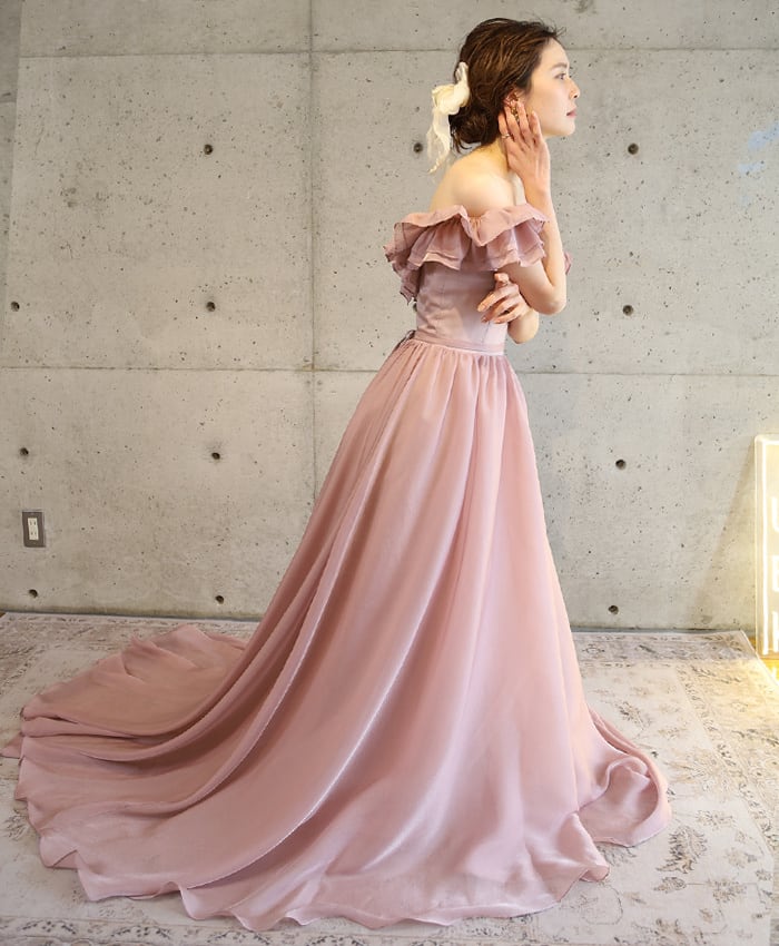 アーバンブランシュ　くすみピンクドレス
