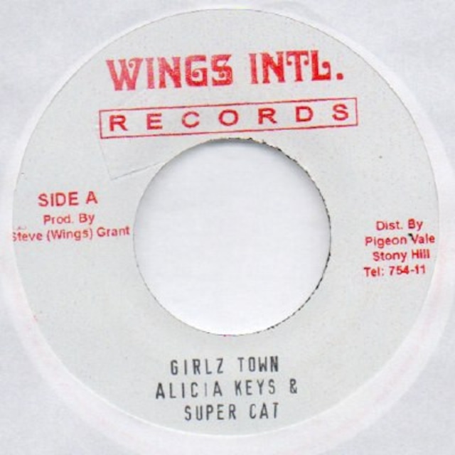 ALICIA KEYS & SUPER CAT - GIRLS TOWN 7inch