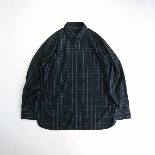 【A[X]IST】L/S B.D Windowpane Plaid Shirt L