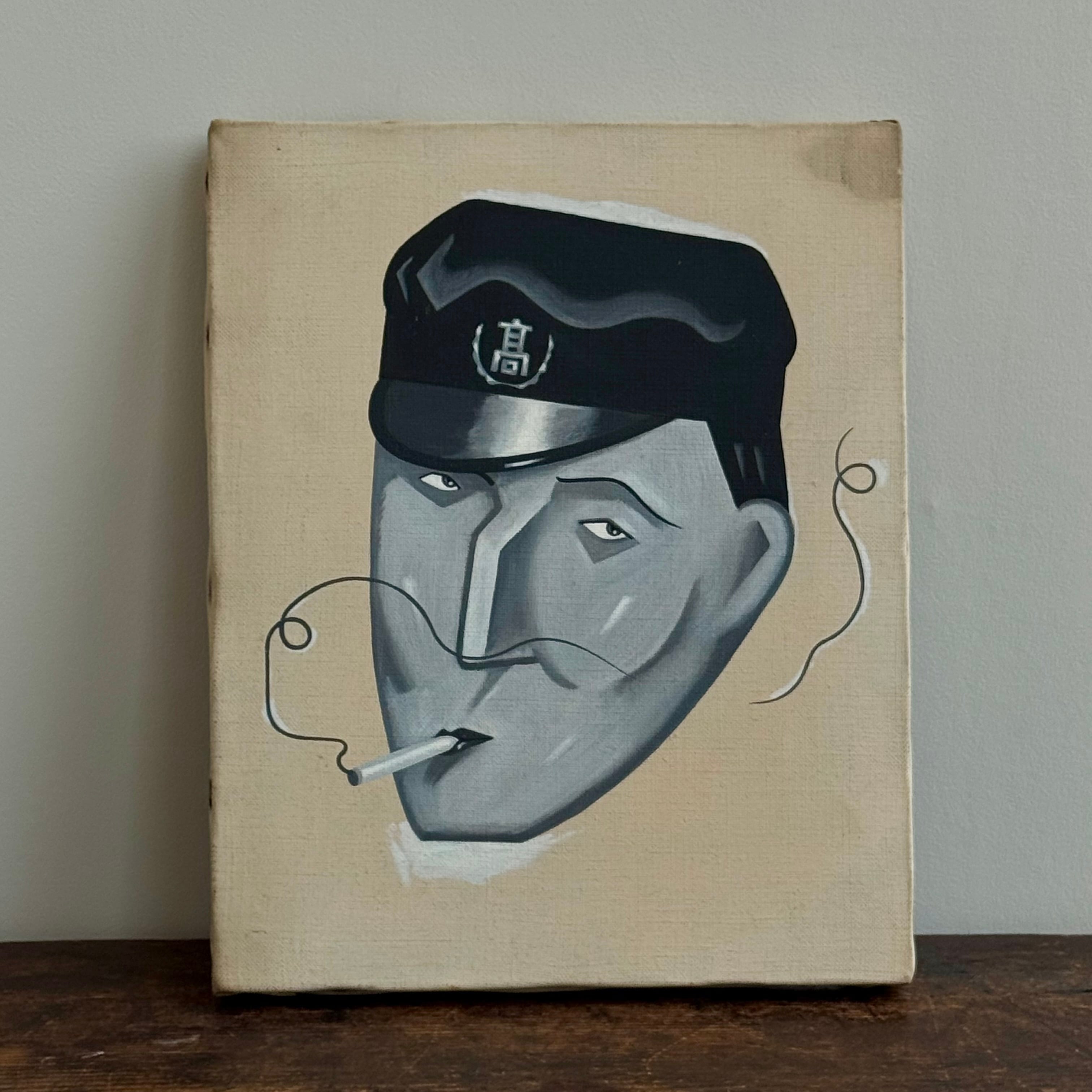 伝説のイラストレーター 湯村輝彦 絵画 人物画 ヘタウマ 現代美術 伝説