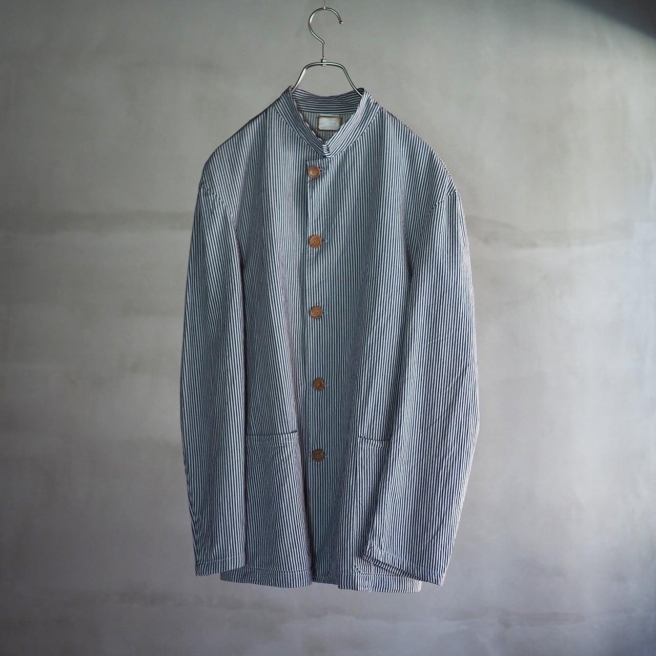 63mokko コックジャケット with リンゴのボタン