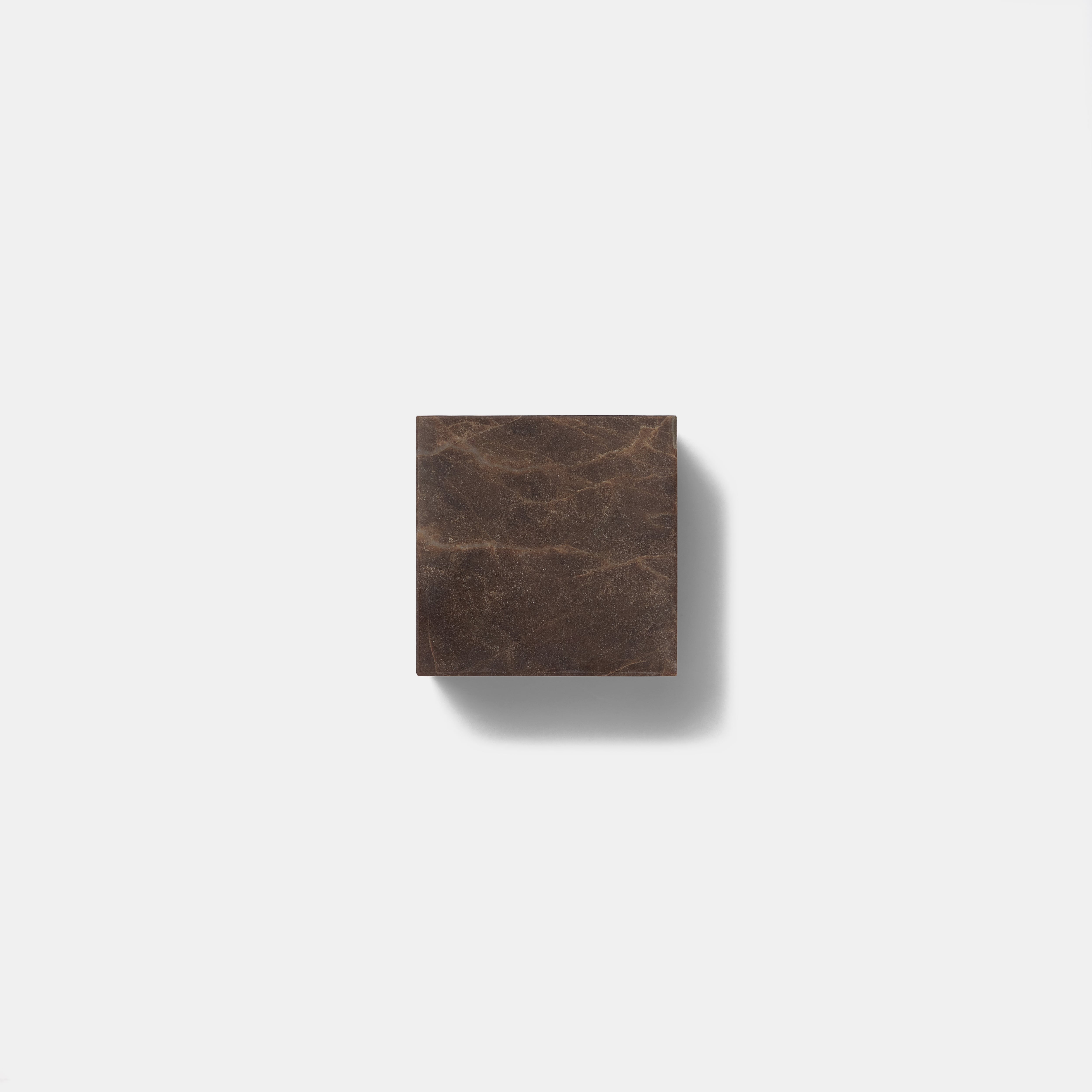 MARBLE DISPLAY CUBE - Emperador dark × Small