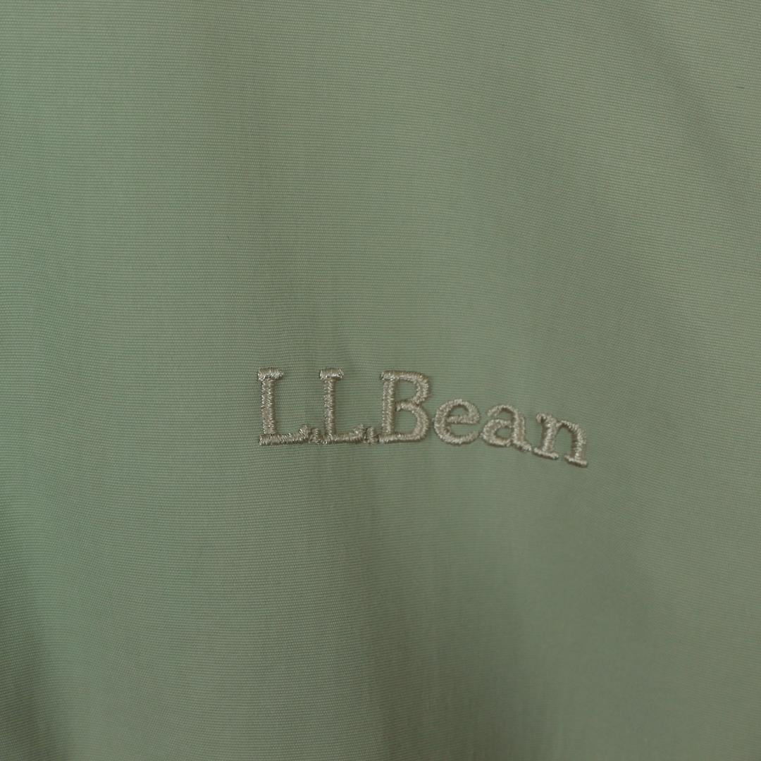 L.L.Bean エルエルビーン ウォームアップジャケット 刺繍ロゴ フリース ナイロン