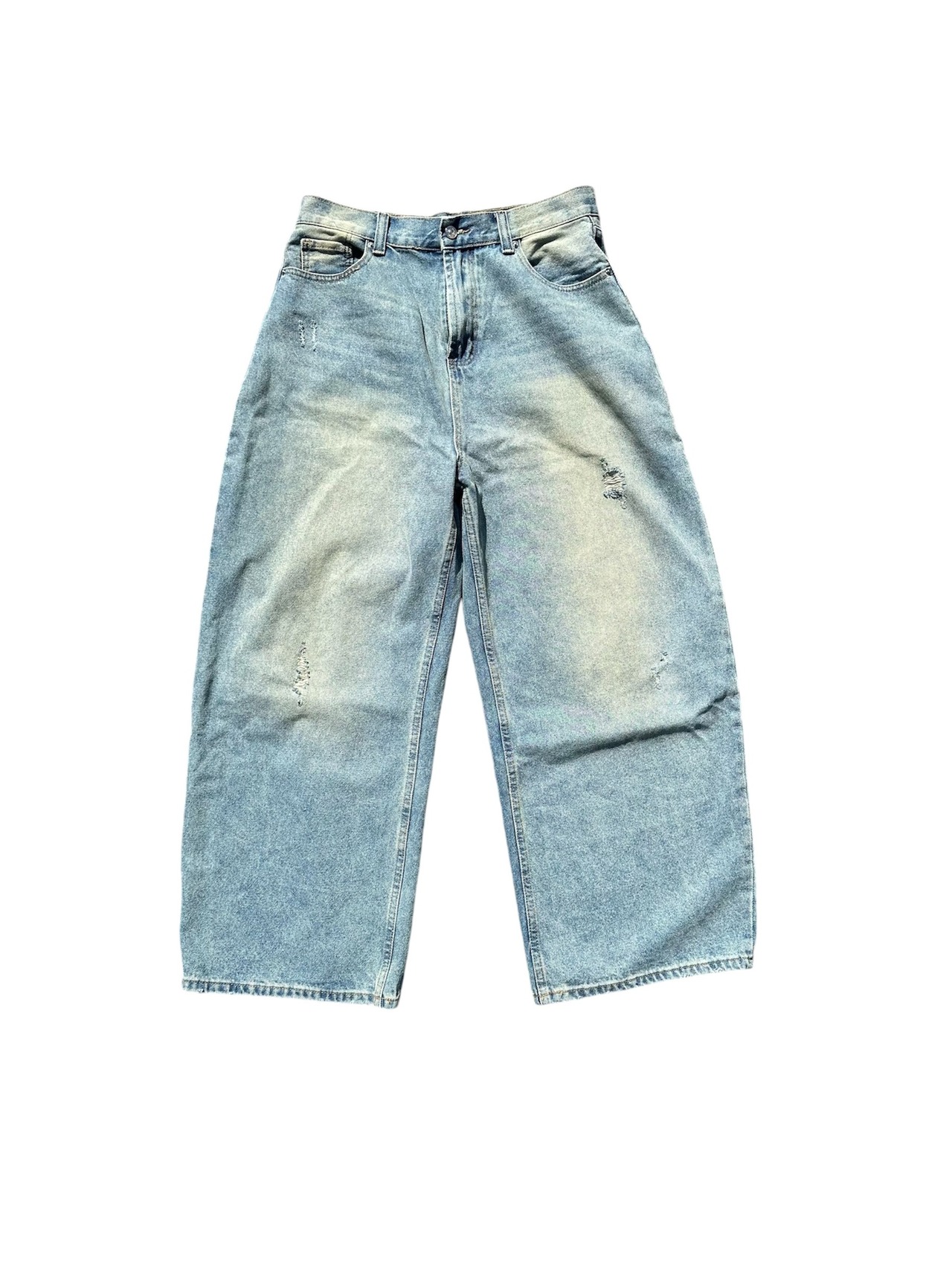 Washed Barrel Pants
