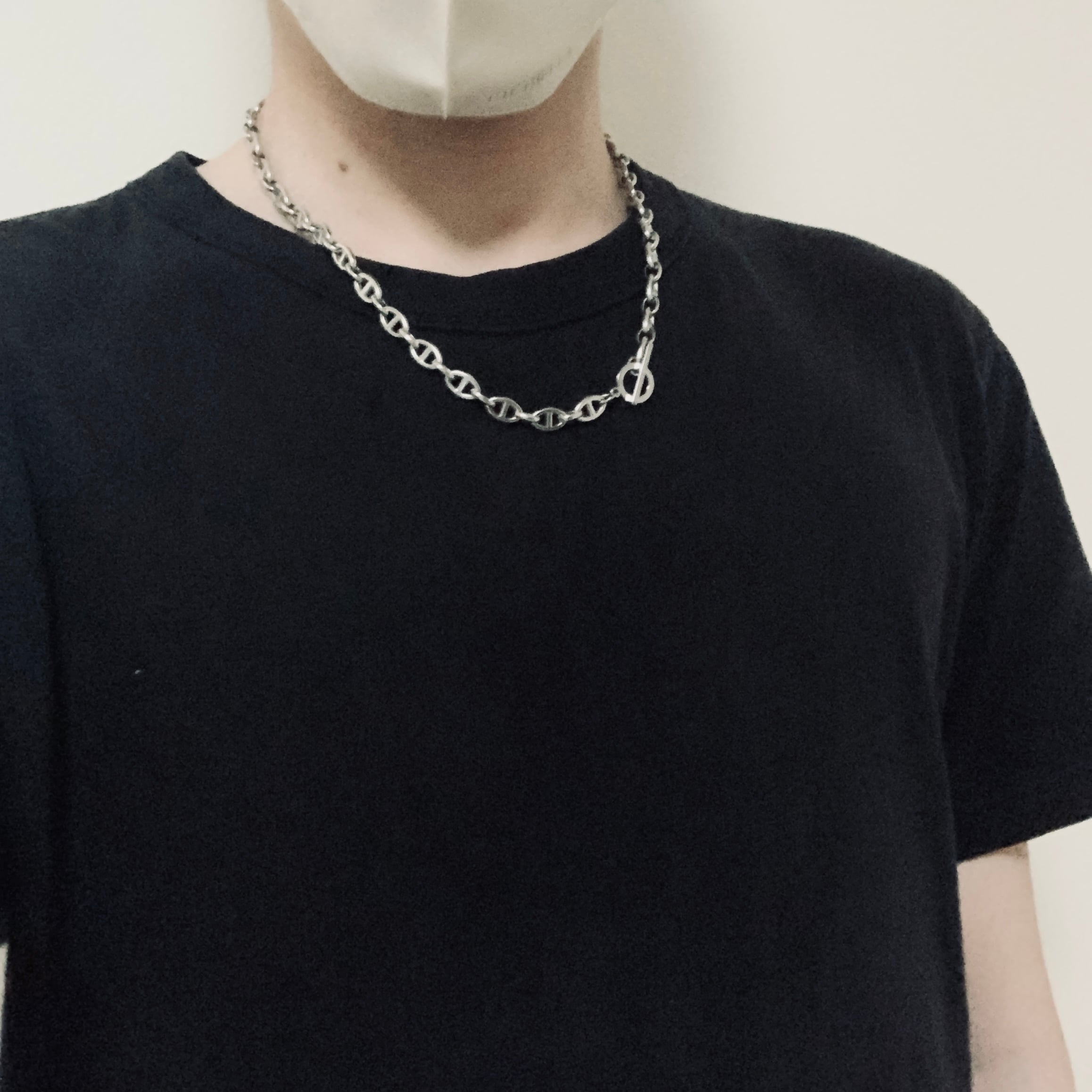 Anchor Chain Necklace #341 Silver | NOEL