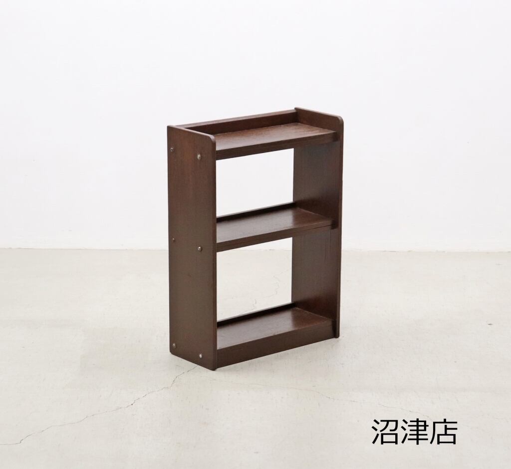 ラワン無垢材本棚ビンテージ