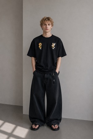 Keisukeyoneda "DRAGON & EAGLE   Tee / ビックシルエット
