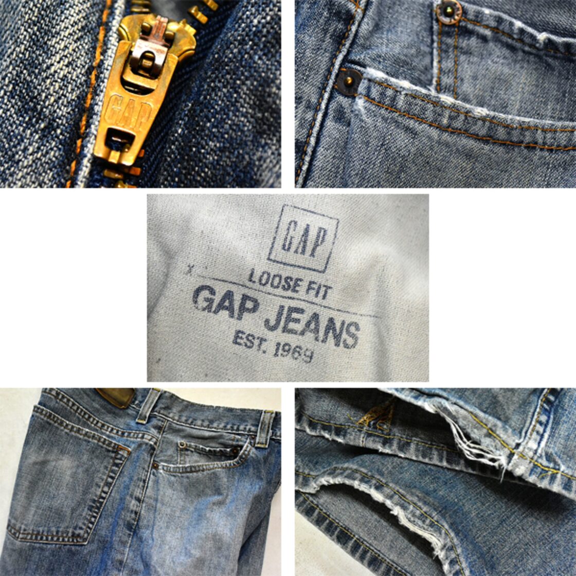 1点物◇US素材オールドギャップジーンズGAPデニムパンツ古着メンズ32 