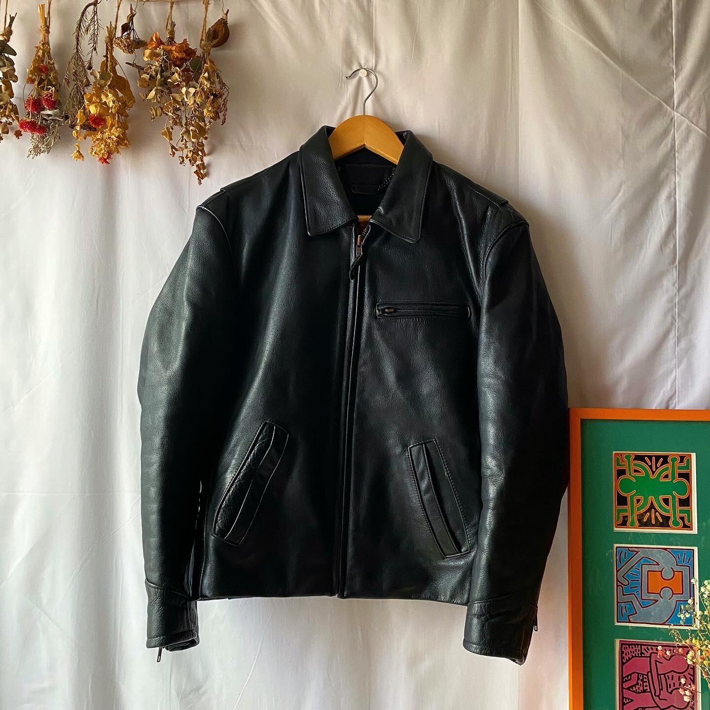 極美品！Hurley Davidson　シングルライダースジャケット　XS　黒 極美品！Hurley Davidson シングルライダースジャケット XS 黒