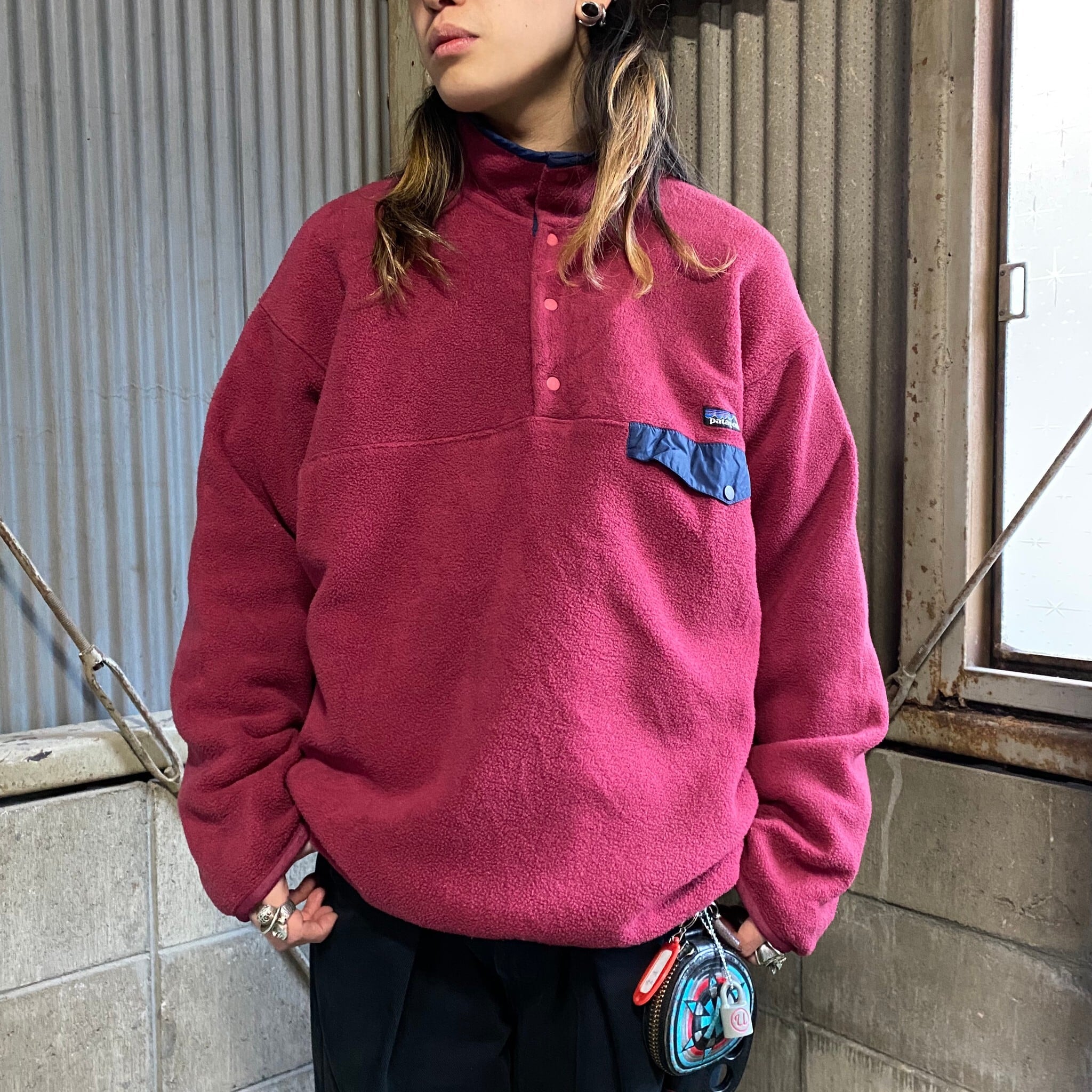 95年 パタゴニア patagonia シンチラ スナップT フリース プルオーバー