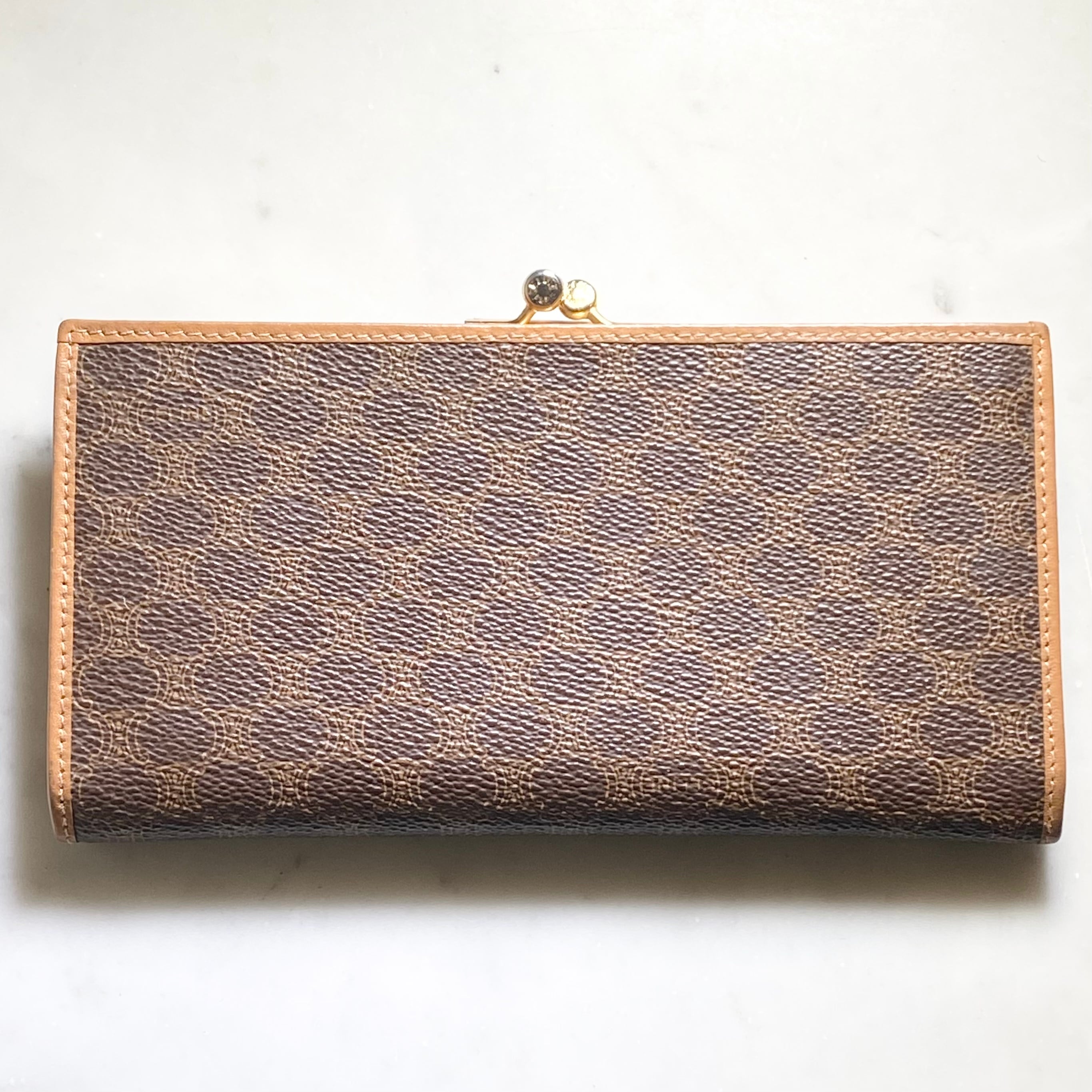 vintage CELINE long wallet “macadam” | NOIR ONLINE