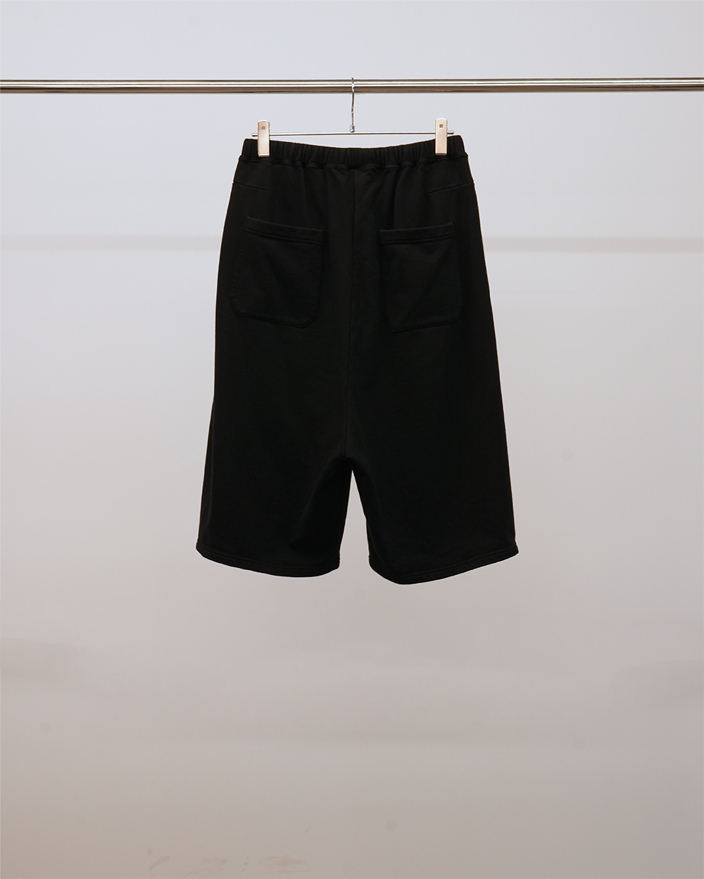 ANCELLM TUCK SWEAT SHORTS BLACK サイズ1 ANCELLM TUCK SWEAT SHORTS/BLACK サイズ1