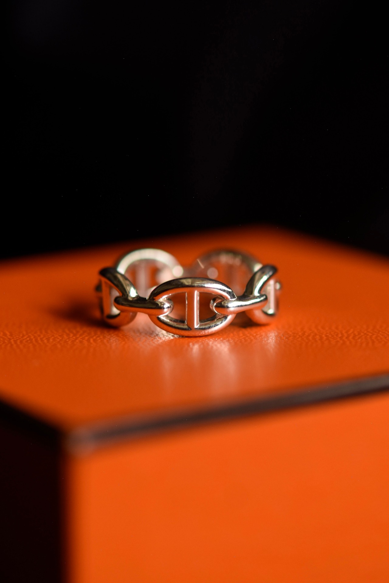IORI／"HERMES" ring／chaine dancre enchainee PM